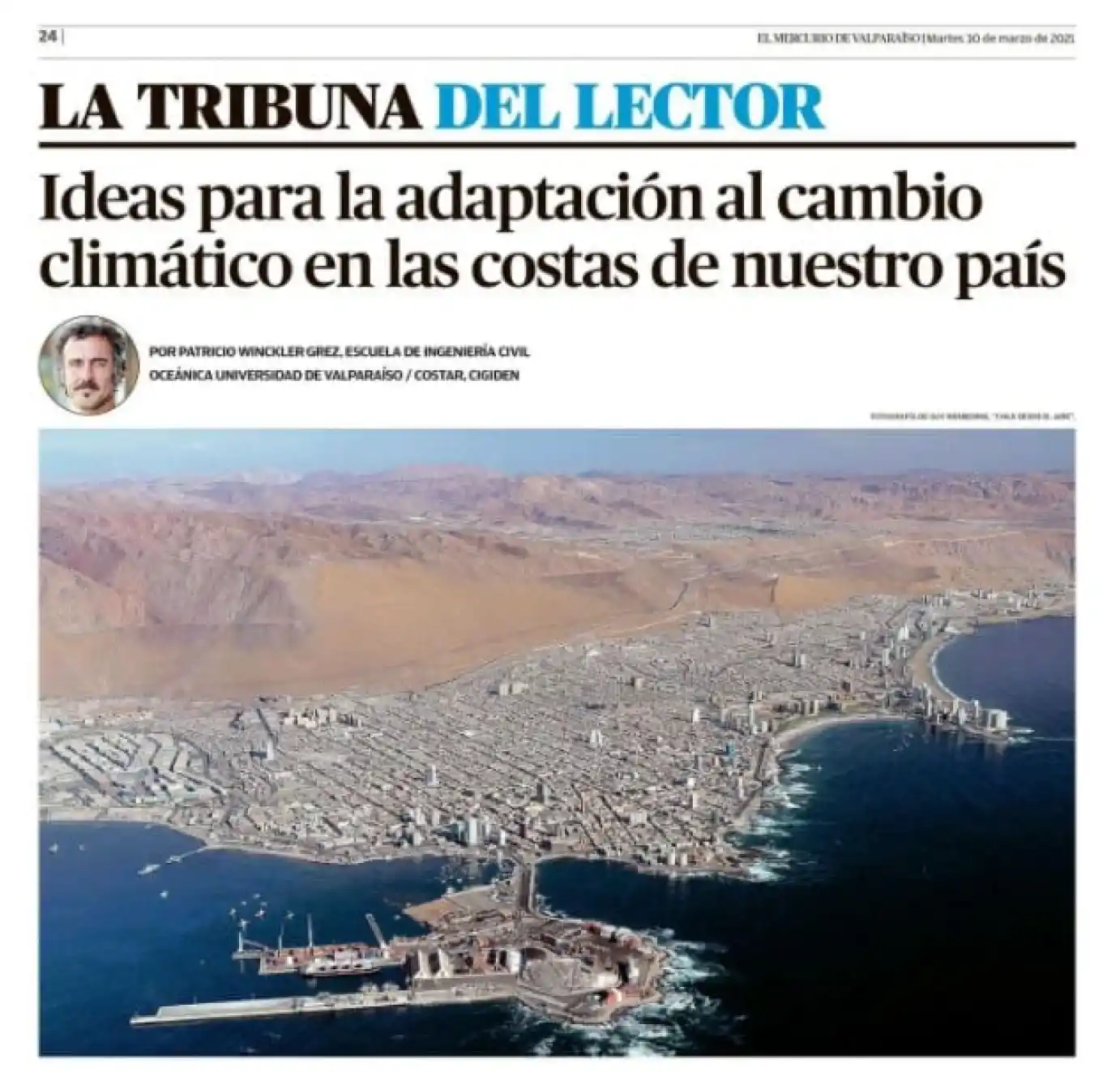 Ideas para la adaptación del cambio climático en las costas de nuestro país